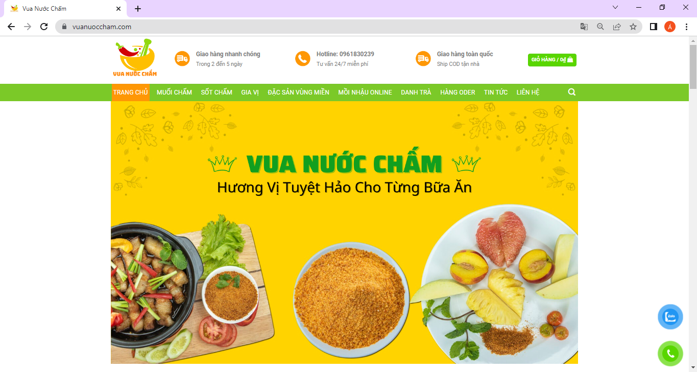 Giới thiệu công ty Vua Nước Chấm